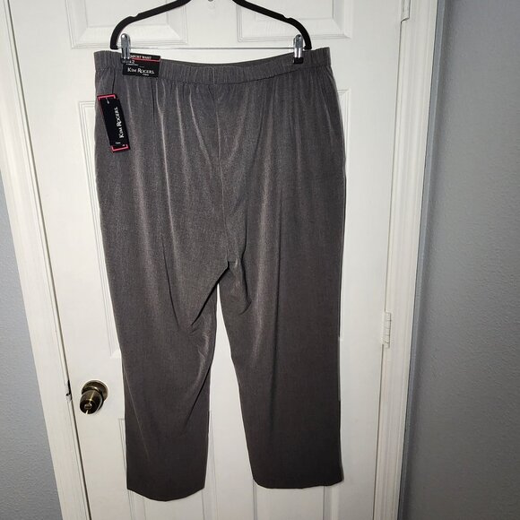 NWT Kim Rogers Curvey Comfort Waist Straight Leg - Size: 20W - Short - Picture 2 of 5
